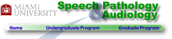 speech pathology graduate programs